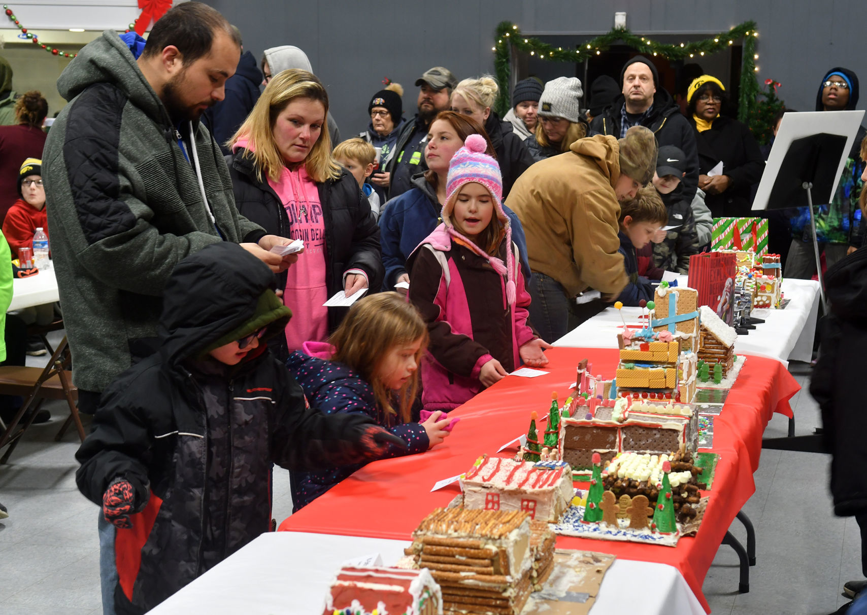 Blue Grass Christmas celebration with tree lighting ceremony.